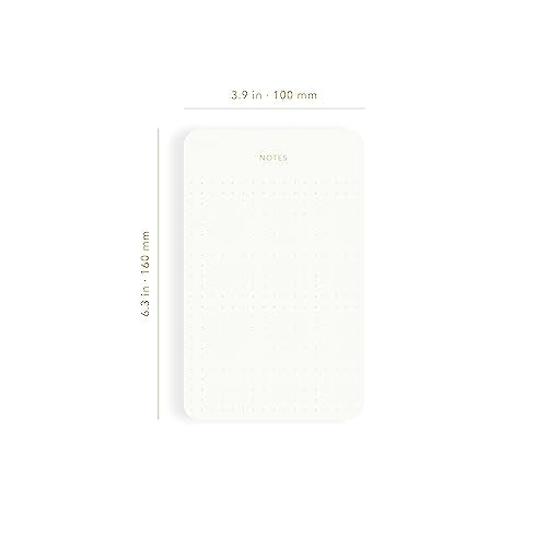 Pinesman - Elegant Notepads 3 Pack, 300 Sheets Total 6.3" x 3.9”