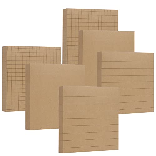 Nature Touch Sticky Notes 6 Packs, 3"x3"