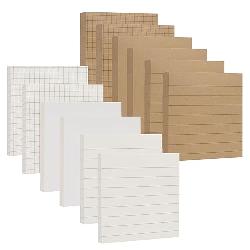 Nature Touch Sticky Notes 6 Packs, 3"x3"