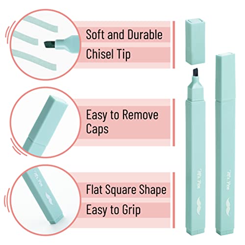 Mr. Pen- Aesthetic Highlighters 20 pcs Chisel Tip
