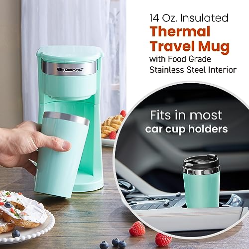 Elite Gourmet EHC114 Personal Single-Serve Compact Coffee Maker