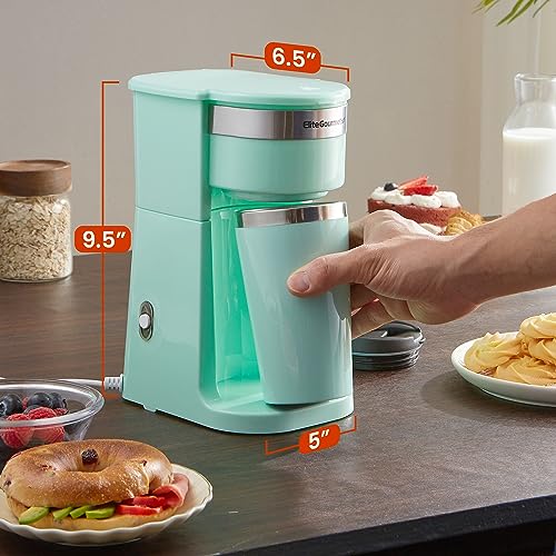 Elite Gourmet EHC114 Personal Single-Serve Compact Coffee Maker