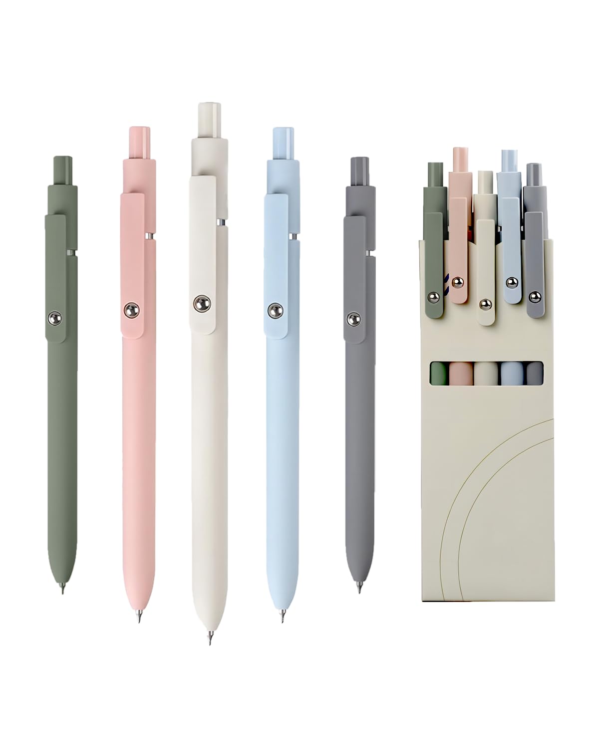 Lucarni 5pcs Gel Pens, 0.5mm