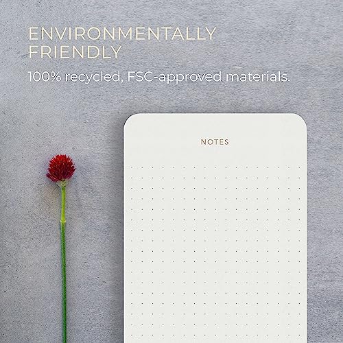 Pinesman - Elegant Notepads 3 Pack, 300 Sheets Total 6.3" x 3.9”