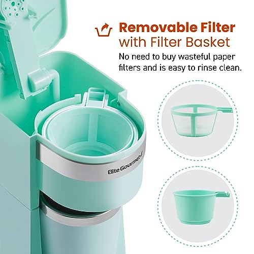 Elite Gourmet EHC114 Personal Single-Serve Compact Coffee Maker