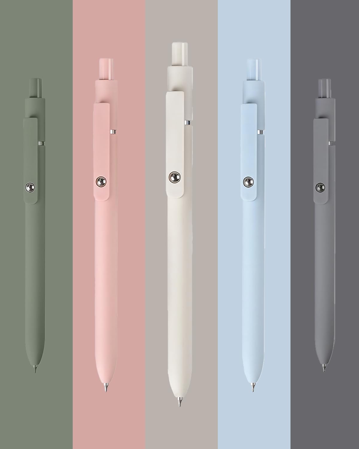 Lucarni 5pcs Gel Pens, 0.5mm
