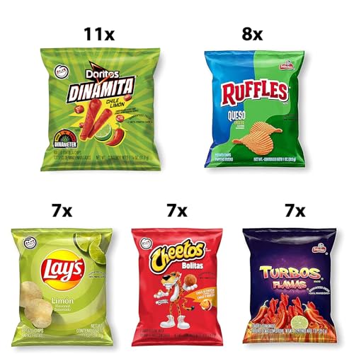 Frito-Lay Fiery Mix Variety Pack, (Pack of 40)