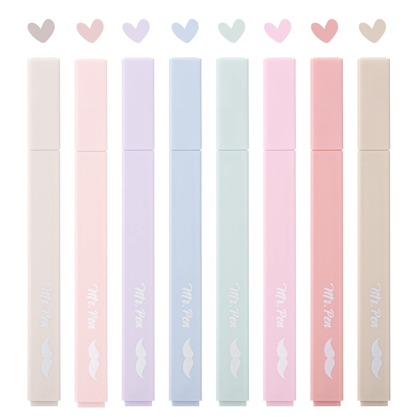 Mr. Pen- Aesthetic Highlighters 20 pcs Chisel Tip