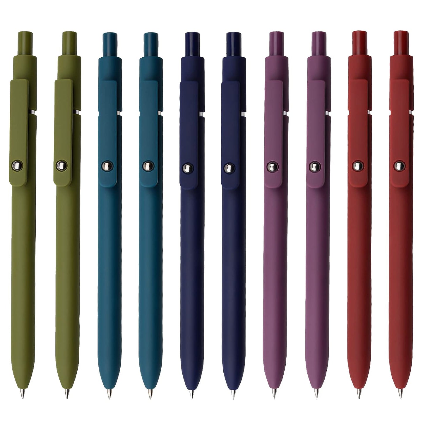 UIXJODO Gel Pens, 5 Pcs 0.5mm