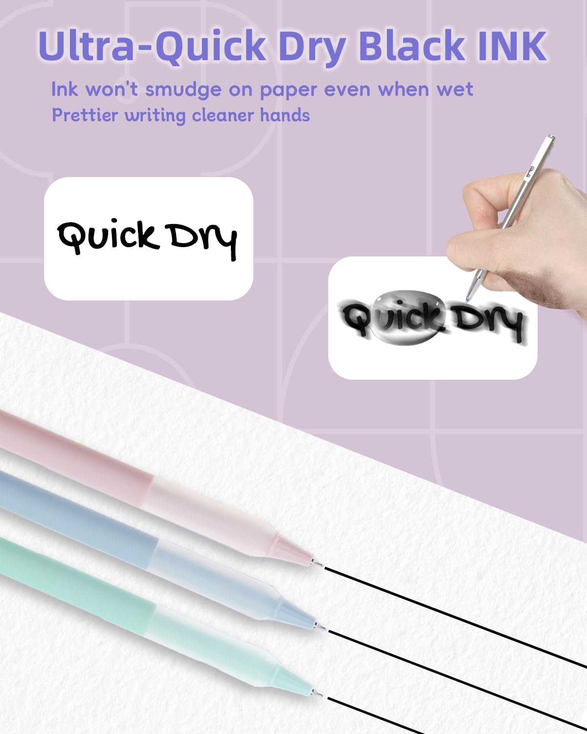 Lucarni 5pcs Gel Pens, 0.5mm