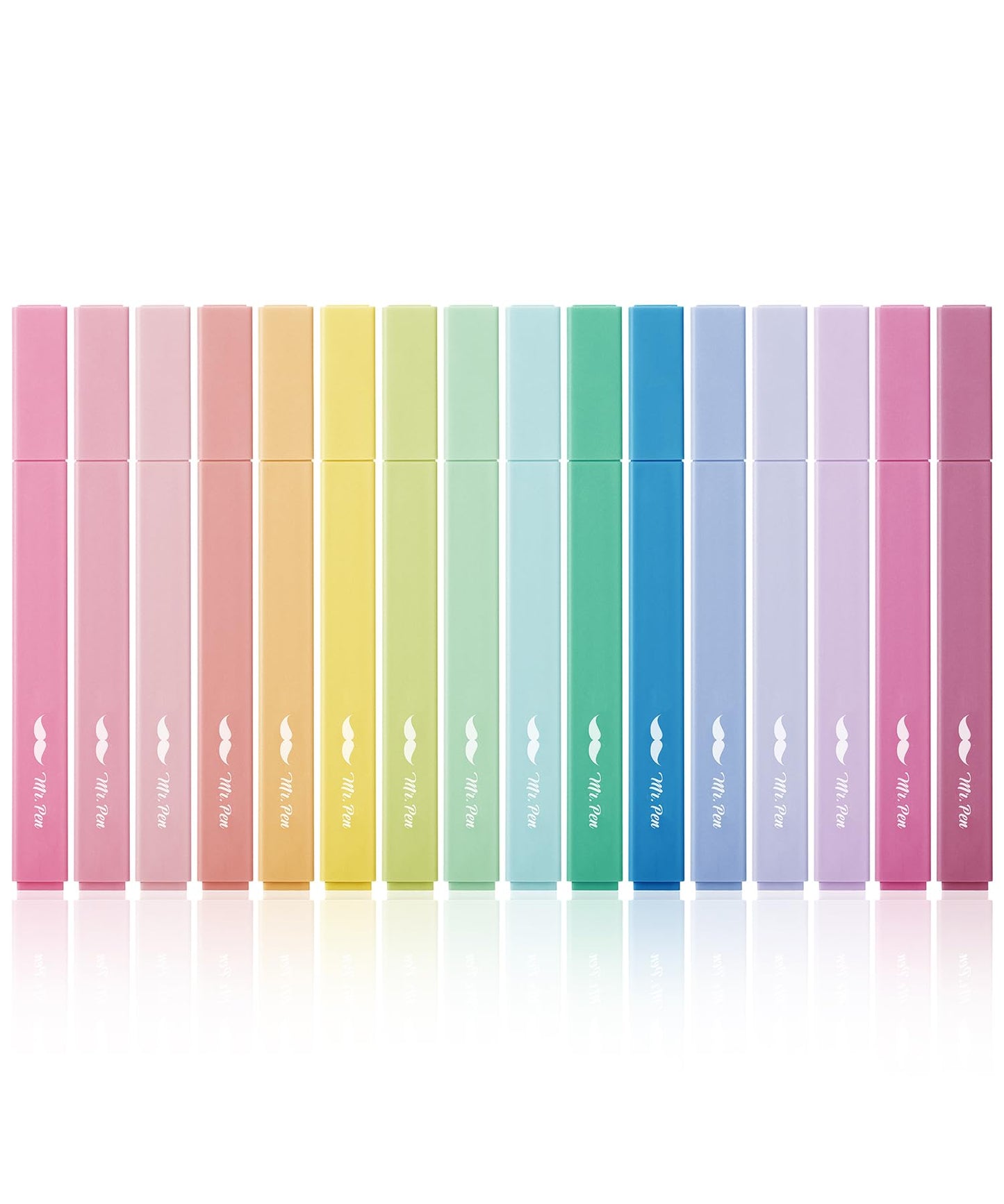 Mr. Pen- Aesthetic Highlighters 20 pcs Chisel Tip