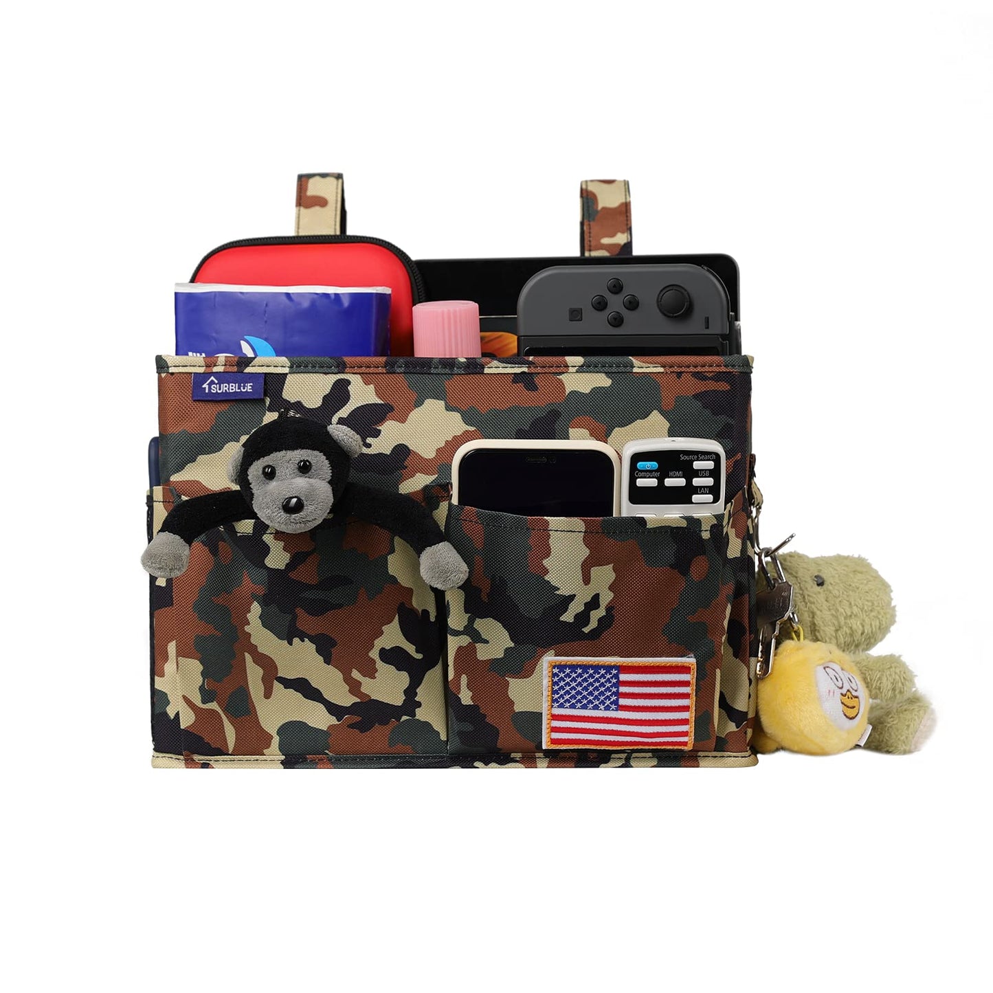Surblue Bedside Caddy Hanging Bed Organizer