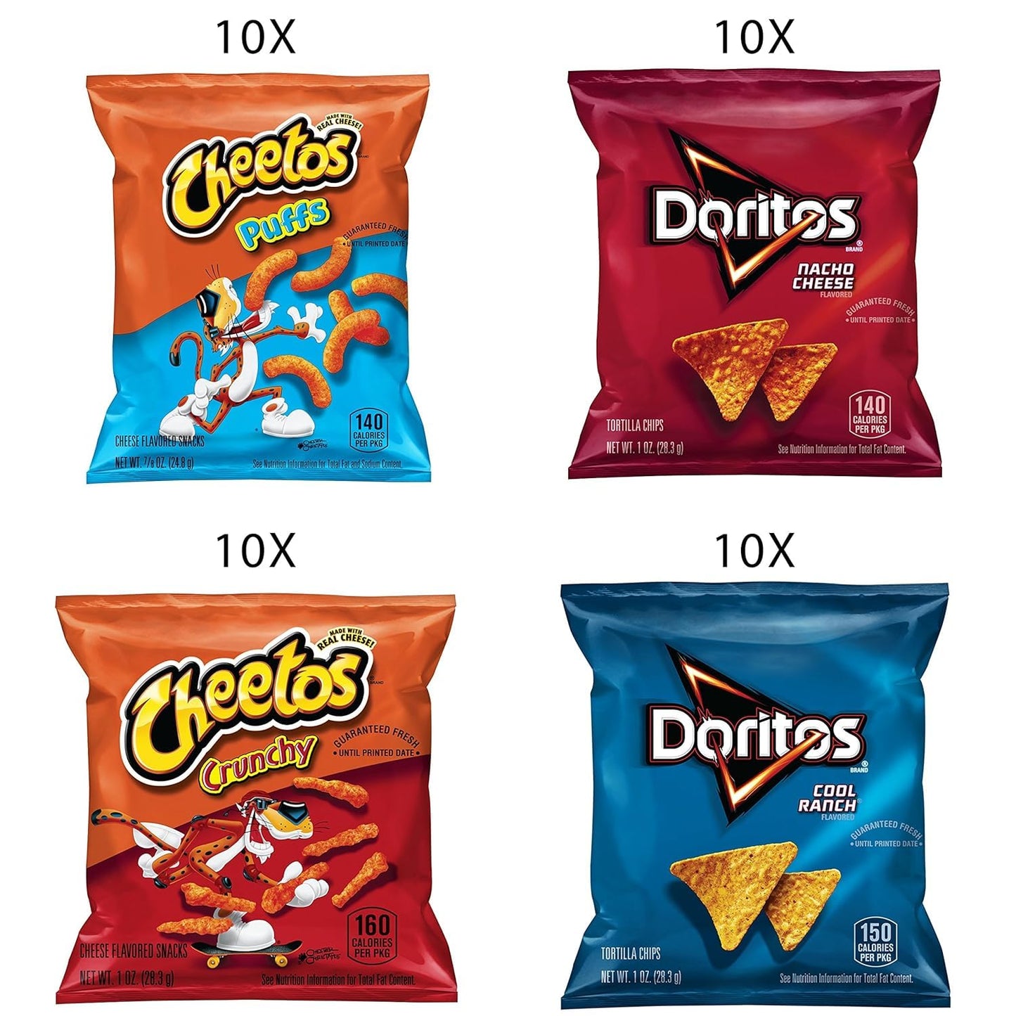 Frito-Lay Fiery Mix Variety Pack, (Pack of 40)