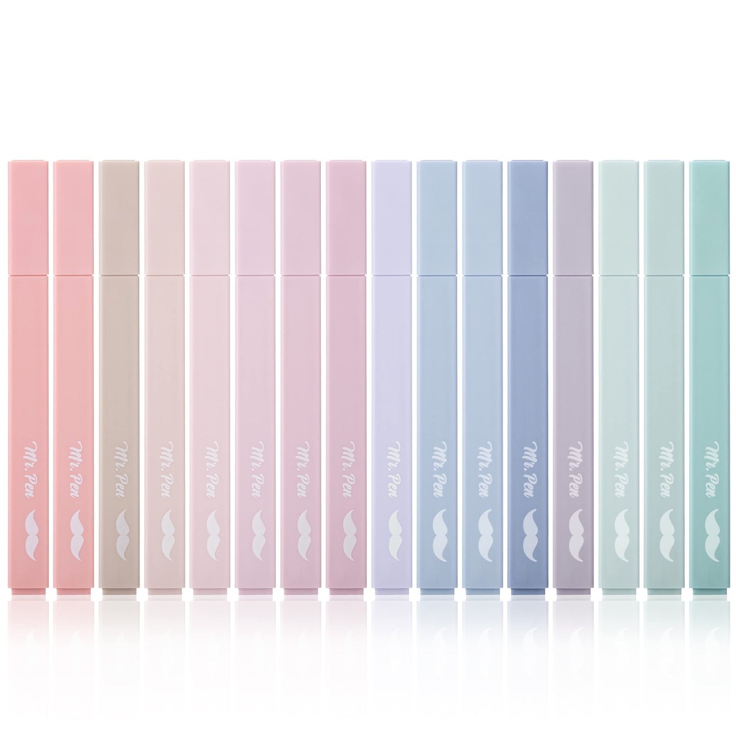 Mr. Pen- Aesthetic Highlighters 20 pcs Chisel Tip
