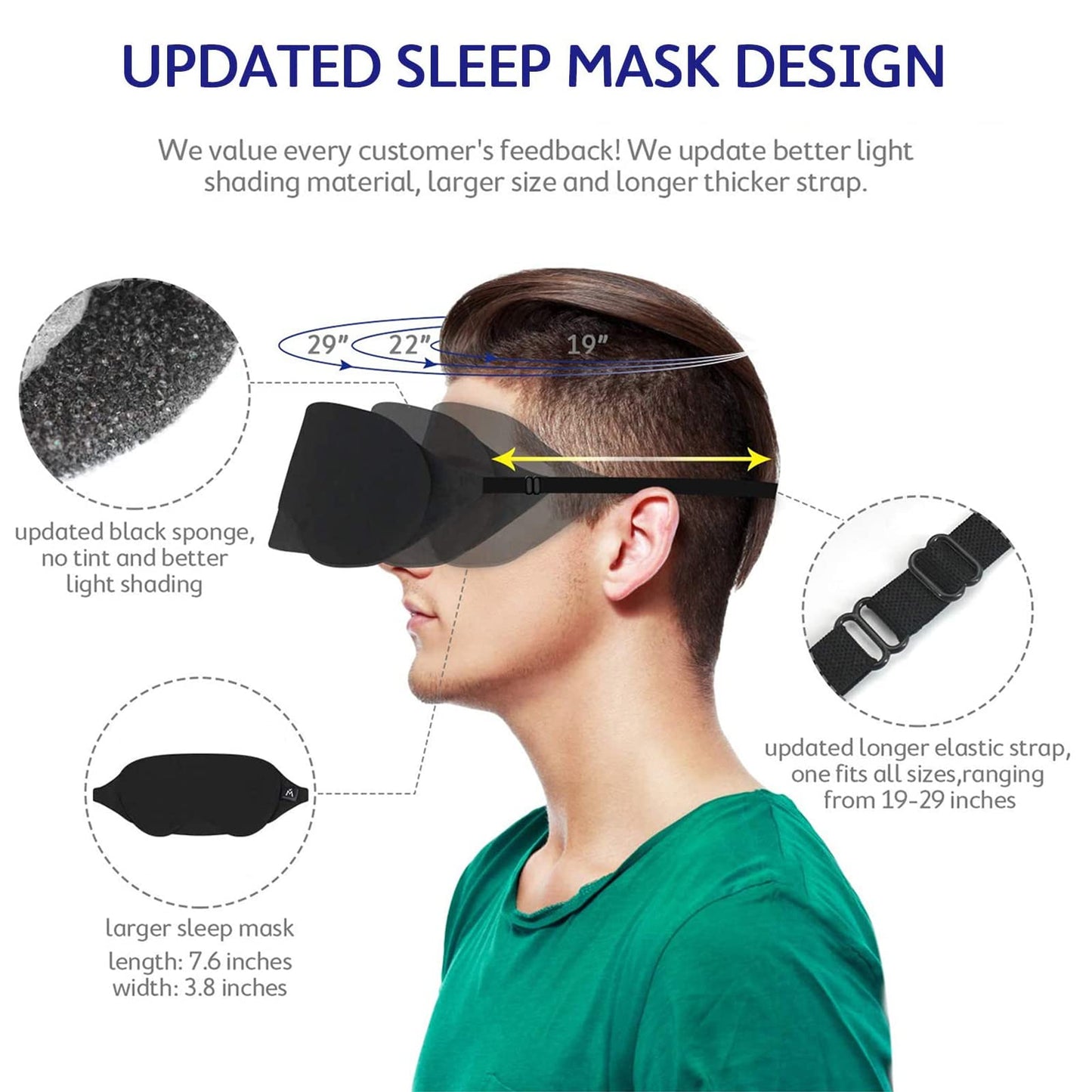 Mavogel Cotton Sleep Eye Mask