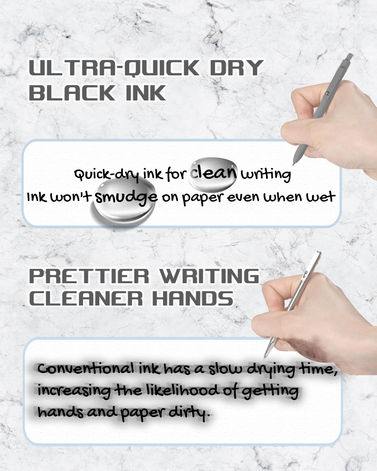 Lucarni 5pcs Gel Pens, 0.5mm