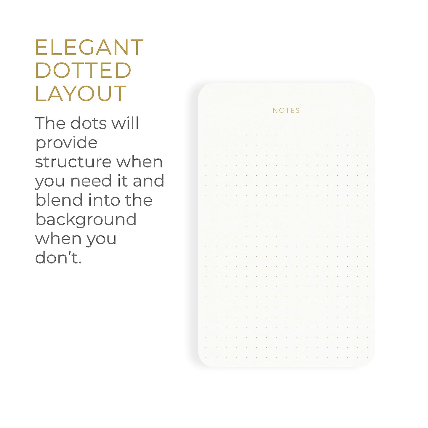 Pinesman - Elegant Notepads 3 Pack, 300 Sheets Total 6.3" x 3.9”