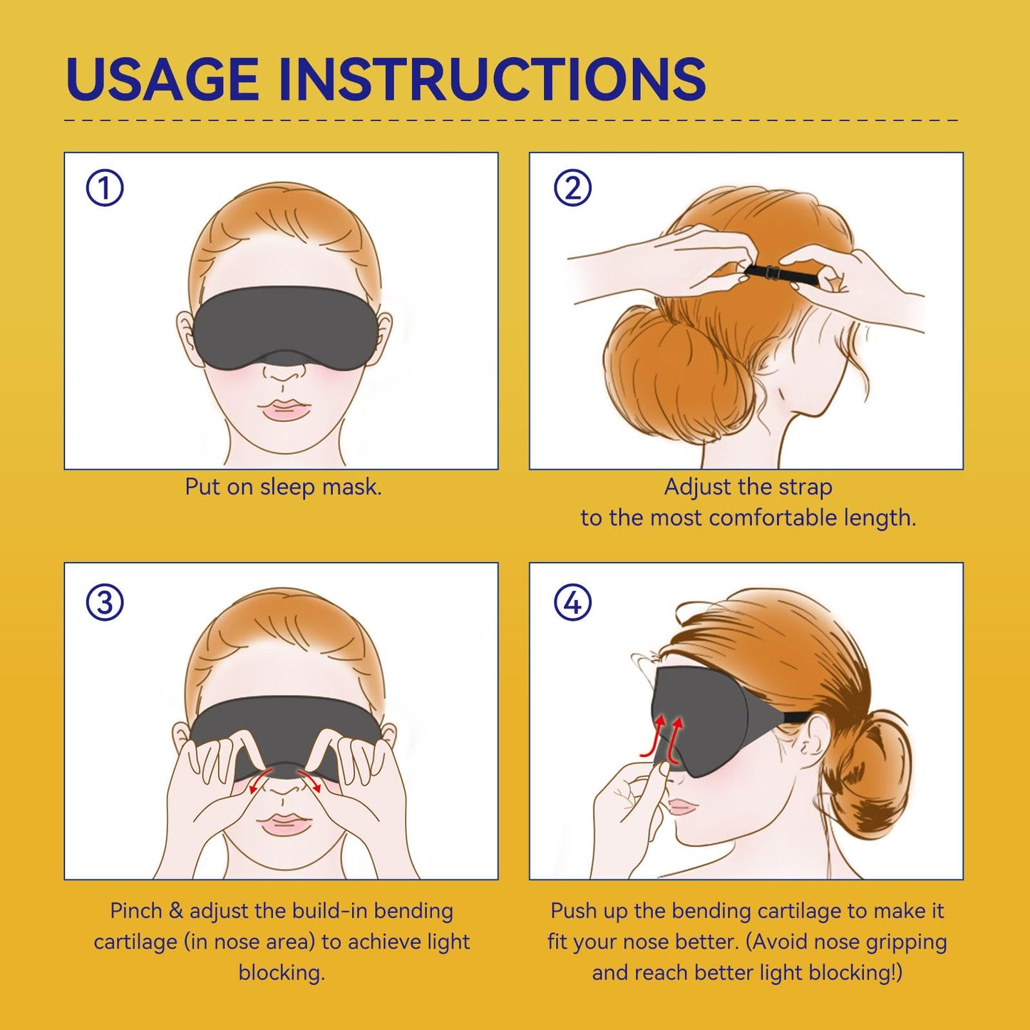 Mavogel Cotton Sleep Eye Mask