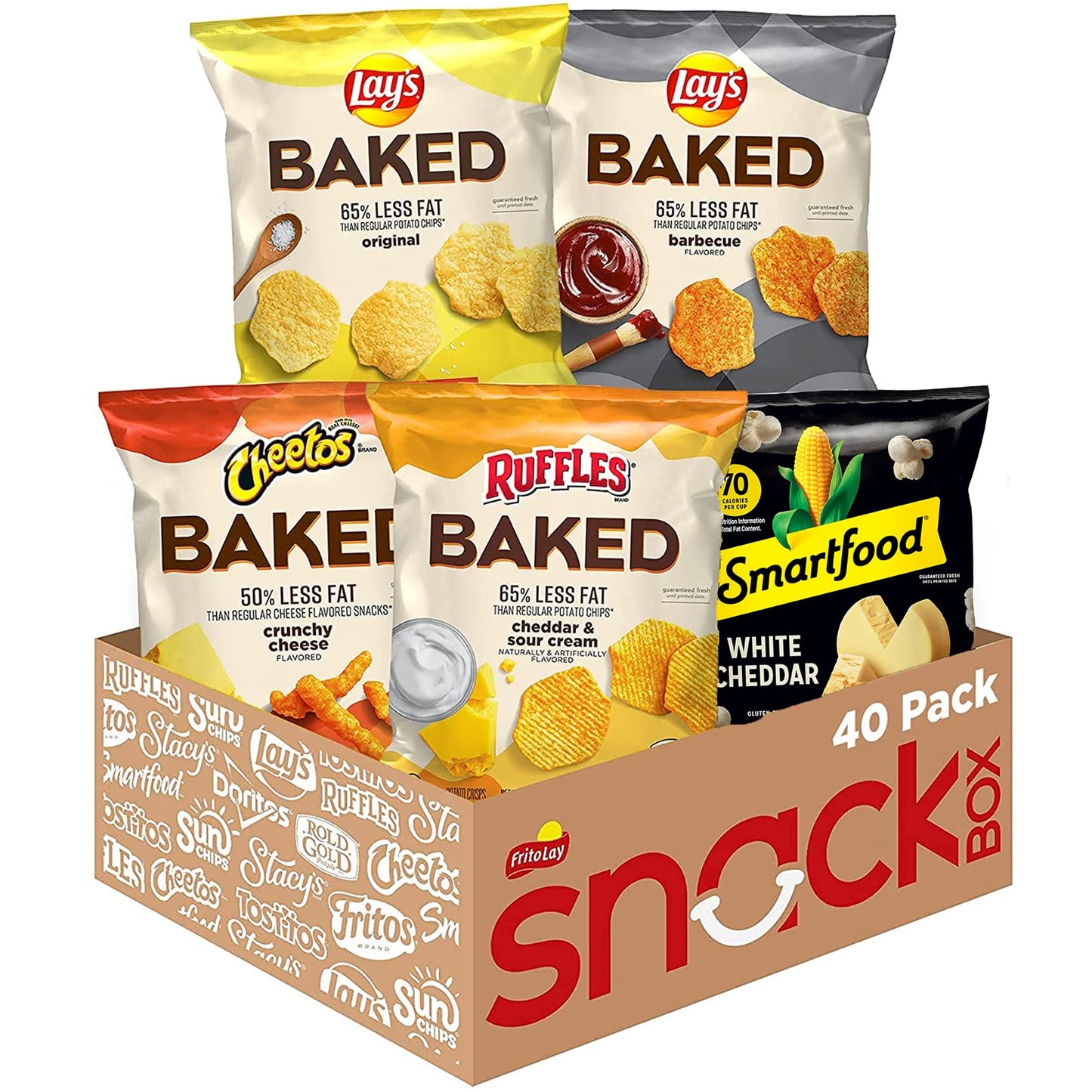 Frito-Lay Fiery Mix Variety Pack, (Pack of 40)