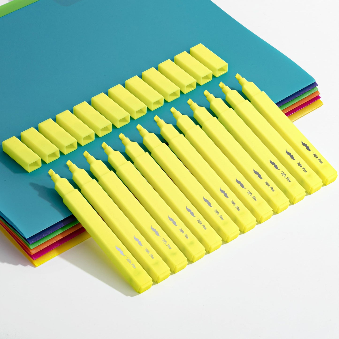 Mr. Pen- Aesthetic Highlighters 20 pcs Chisel Tip