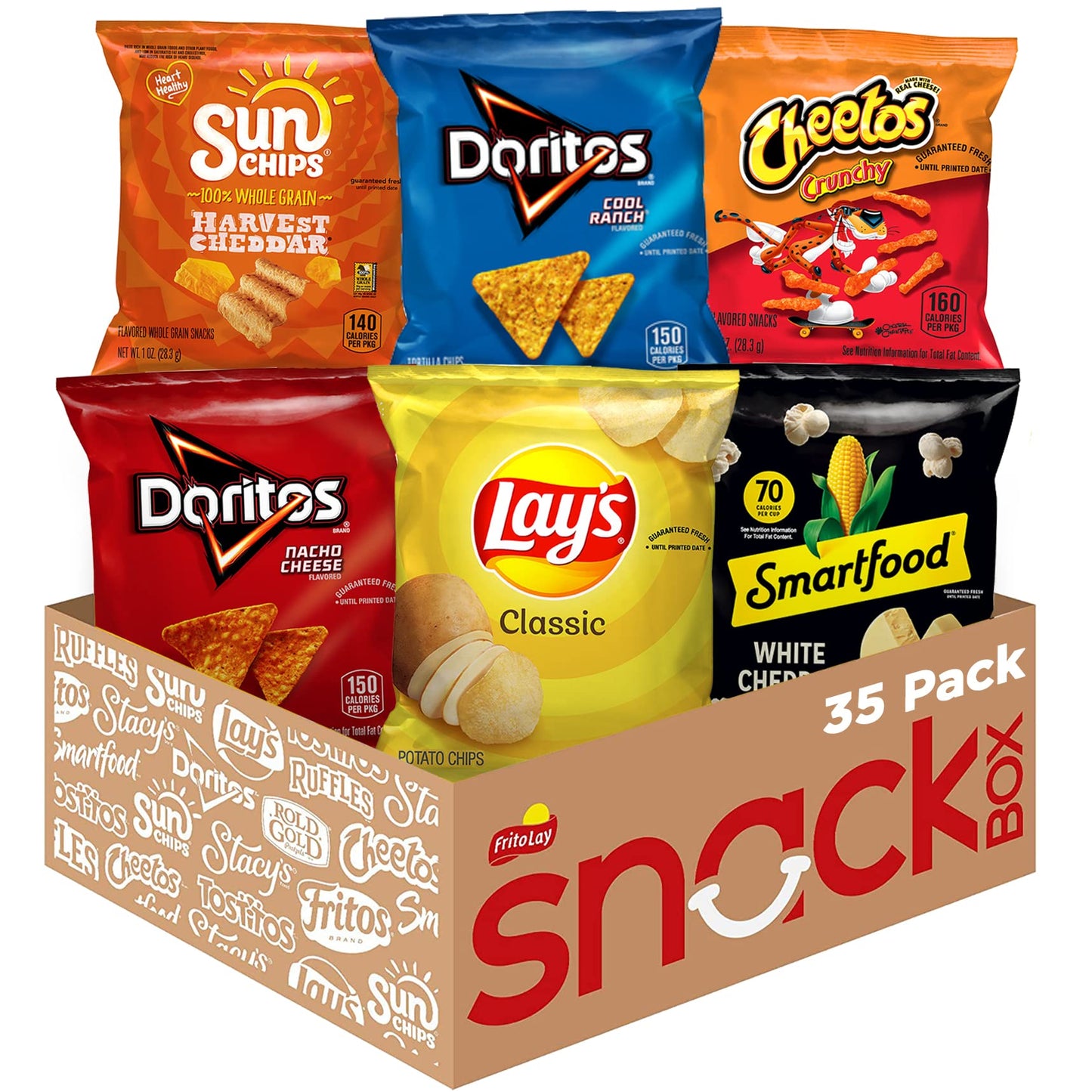 Frito-Lay Fiery Mix Variety Pack, (Pack of 40)