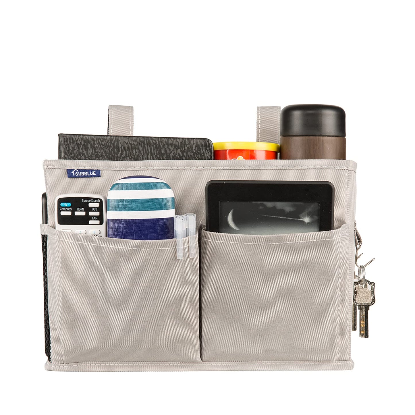 Surblue Bedside Caddy Hanging Bed Organizer