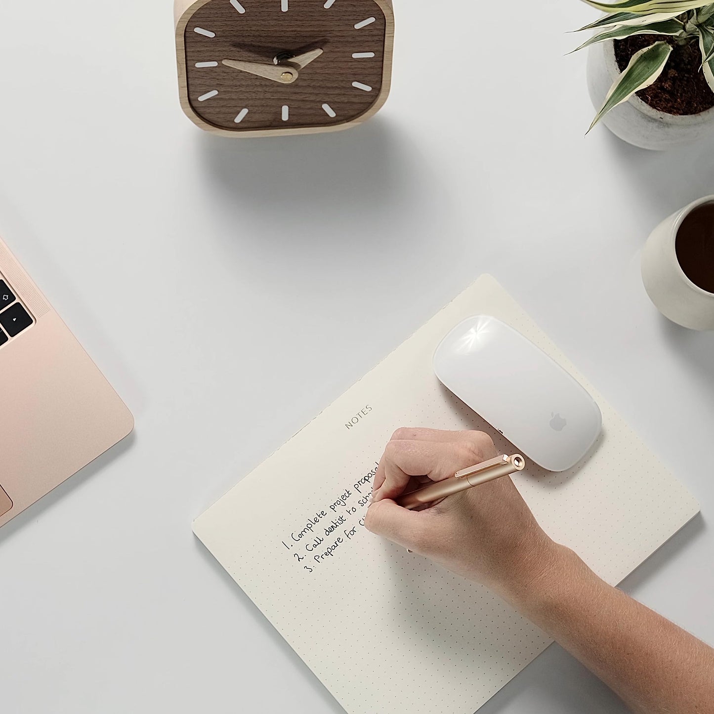 Pinesman - Elegant Notepads 3 Pack, 300 Sheets Total 6.3" x 3.9”