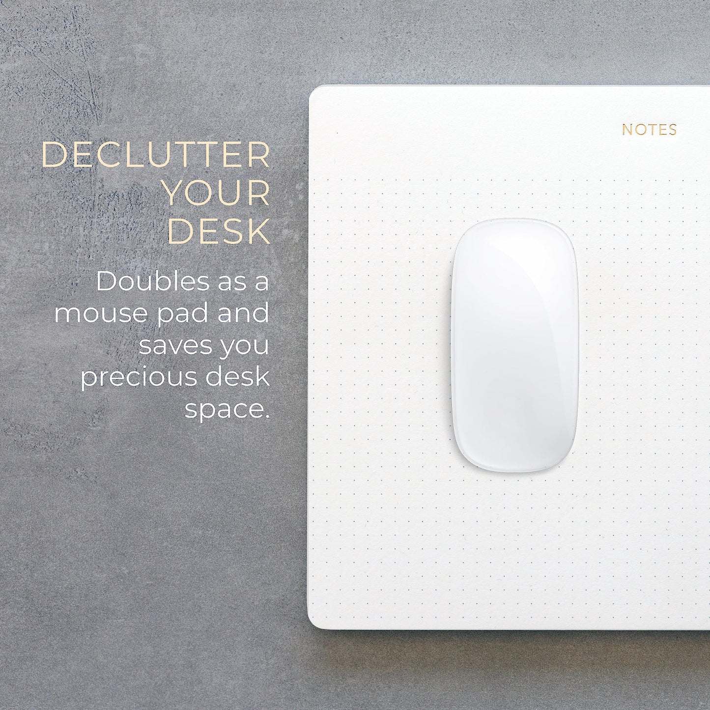 Pinesman - Elegant Notepads 3 Pack, 300 Sheets Total 6.3" x 3.9”
