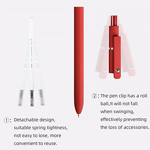 UIXJODO Gel Pens, 5 Pcs 0.5mm